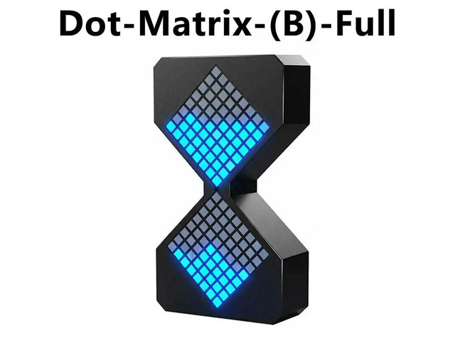Cyberpunk LED Matrix Hourglass Gravity Sensor DIY Countdown Timer Clock STEM Educational Soldering Project for Beginners
