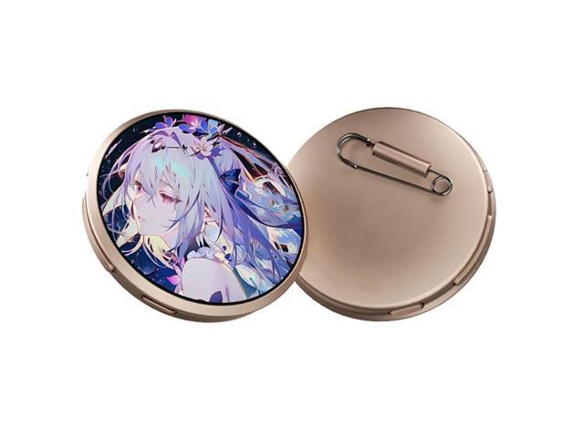 1.85-inch Round LCD Electronic Badge Display 1.85inch TouchScreen Speaker Concert Anime Convention Brooches