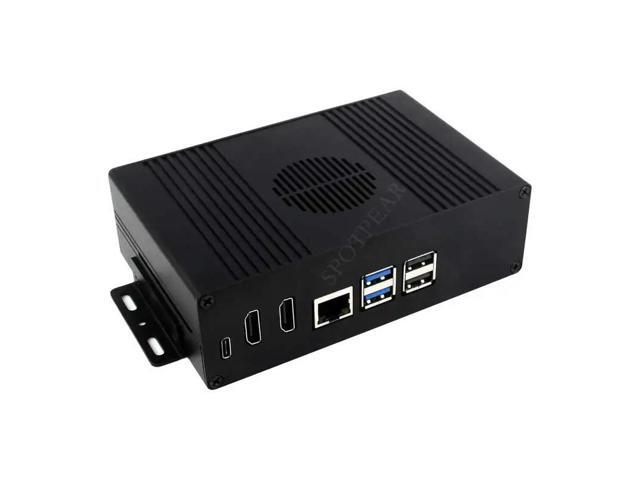 Pi 5 Box Case Kit-C PCIe to M.2 NVMe SSD All Ports To Pi's USB Side