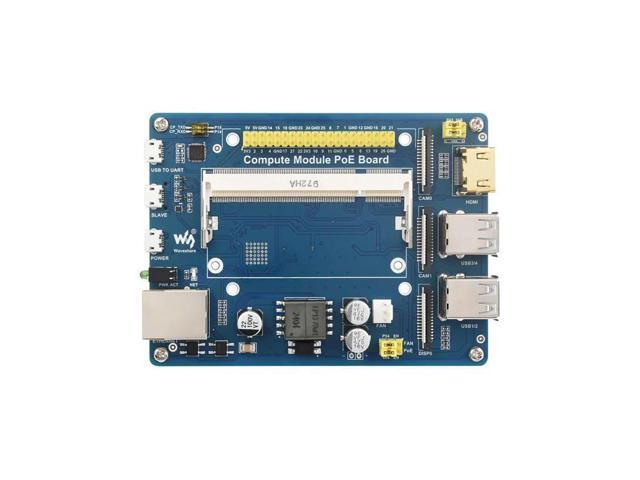 PoE IO Expansion Board For Pi Compute Module CM4S/CM3