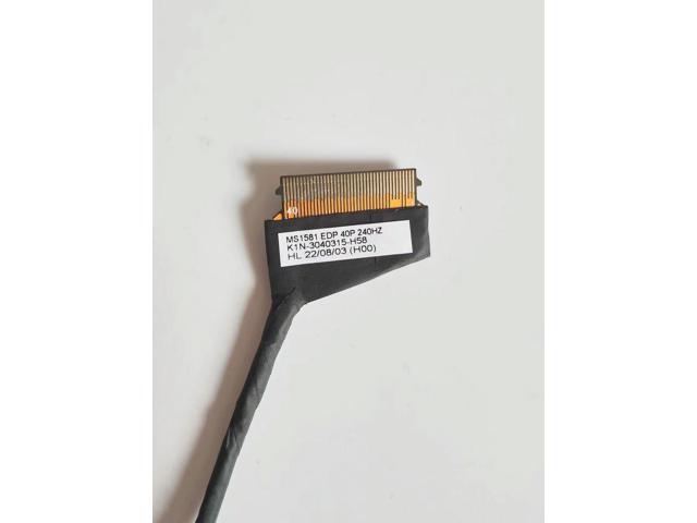 Laptop Parts MS1581 Lcd EDP Cable For GF66 GL66 MS-1581 Camera Cable Screen Cable K1N-3040315-H58 40PIN 240HZ