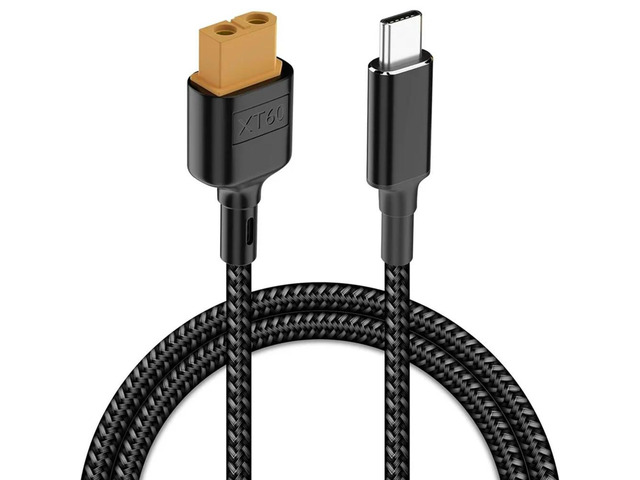 Charging Cable USB C To XT60 Adapter XT60 To Type C PD 100W 20V/5A For Toolkitrc SC100 M7 M6 M6D M8S Charger 1M Charger Ca