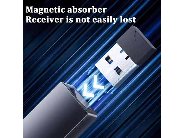 B7 Presentation Clickers Multifunctional Clicker Rechargeable Digital Display Remote Page Turner Volume Controller