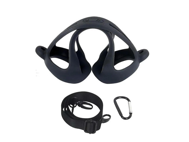 Silicone Bluetooth-Compatible Speaker Case With Carabiner Waterproof Protective Sleeve Adjustable Strap For Flip 6