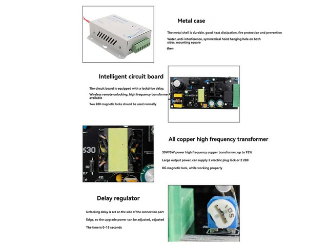 Access Control Power Supply Transformer Door System Adapter AC110-240V Covertor System Machine DC12V