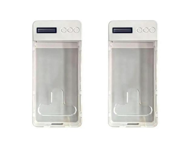 2X Self-Discipline Phone Timer Lock Box For Android Phone Case Self-Control Timer Locker White