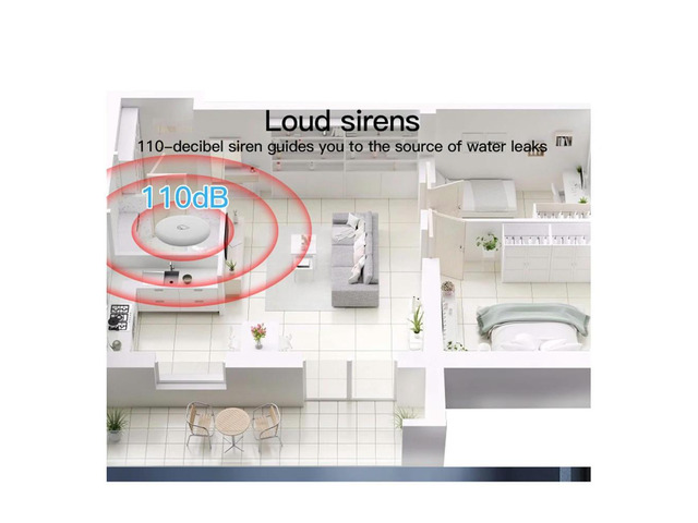 IP67 Water Immersing Sensor Tuya Zigbee Flood Water Leak Detector Alarm Security Soaking Sensor For Home