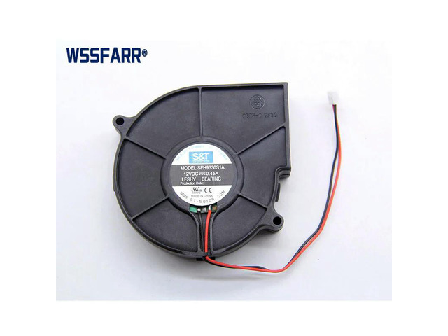 SFH9330S1A DC 12V 0.45A 93x93x30mm 2-Wire Server Cooling Fan