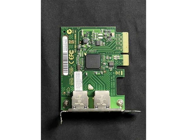 FOR Fujitsu I350-T2 Dual Port 1GbE Ethernet RJ45 Network Adapter PCI-E x4 D3035-A11