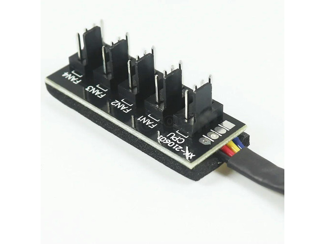 PWM Fan Splitter Adapter 1 To 5 4Pin Molex TX4 PWM CPU Cooling Fan Splitter Adapter Braided Power Cable for PC Computer Case