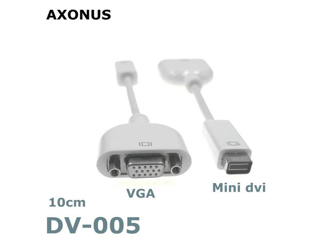 10cm Mini Dvi male to VGA female video cable old MacBook to HD TV adapter cable converter