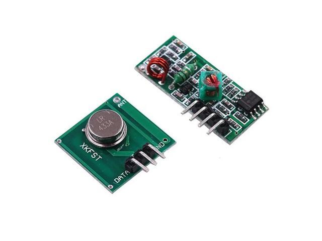 1 Set 433MHZ Ultra Module Transmitter Module Kit Burglar Alarm Transmitter Receiver Frequency Module Set