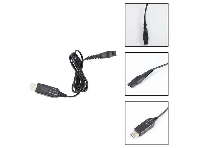 Charger for Shaver,15V USB Charger Charging Cable Power Cord for for ONEBLADE QP6520 QP6510