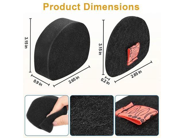 CH901 Filters Replacement for Shark Cordless Handheld Vacuum UltraCyclone Pet Pro Plus, Foam & Felt Replacement Kit