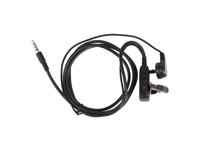 NSurveillance Security Clear Coiled Acoustic Air Tube Earpiece PTT for HTC Mobile Phone