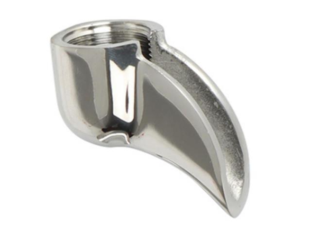 NSemi-Automatic Coffee Machine Handle Diverter Nozzle Stainless Steel Drain Nozzle Diversion Nozzle 58mm, Single