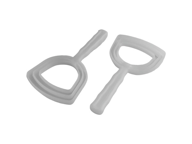 Meat Scraper Bone Dust Scraper Bone Scraper White Poly Scraper Bone Dust Remover Square Bone Dust Scraper