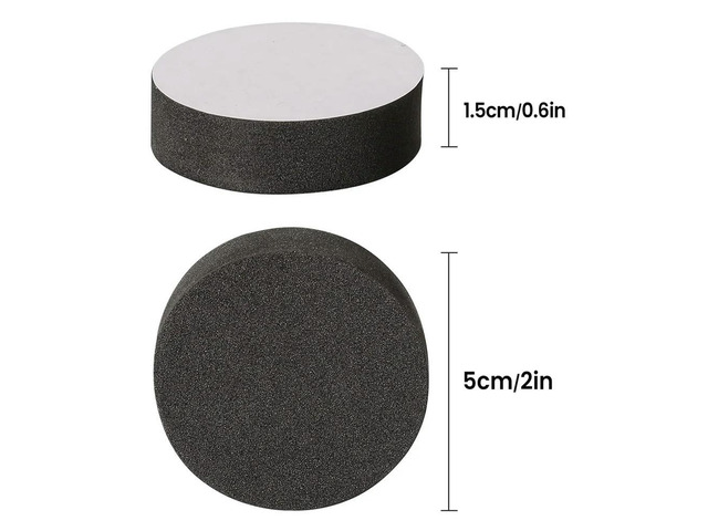 48Pcs Plant Pot Feet Risers Natural Rubber Flower Pot Mat Invisible Pot Feet for Heavy Outdoor Plants, Flower Pots