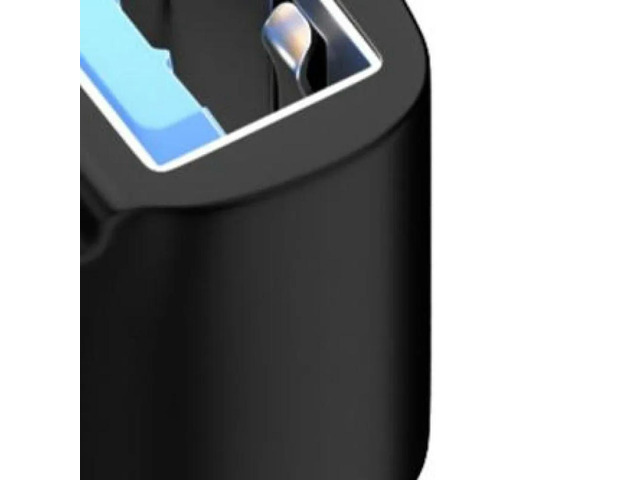 1 To 2 USB-C Adapter Converter 8K 60HZ USB-C Male To USB-C USB-A Female Adapter 100W 180 Degree U-shaped for STEAM DECK/Switch