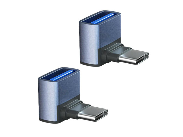 10Gbps OTG Charging Convertor Aluminum Alloy USB3.1 To Type-C Data Transfer Converter High Speed for Laptop/Tablet/Mobile Phone