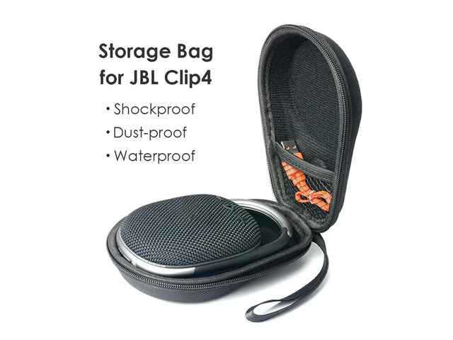 EVA Hard Carrying Case For JBL Clip 4 Bluetooth-compatible Speaker Shockproof Waterproof Travel Protective Bag