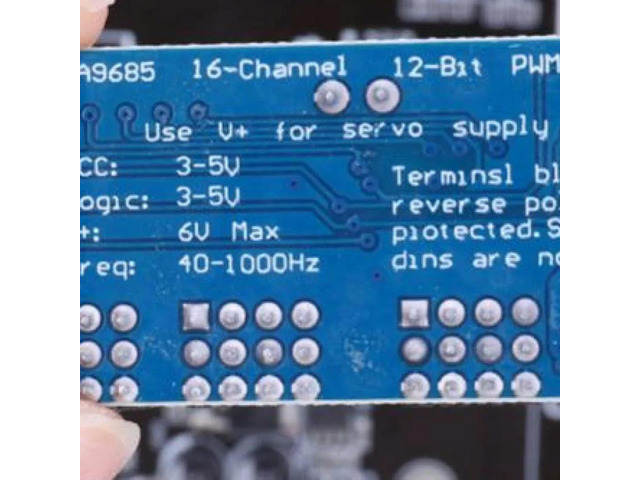 PCA9685 Controller Module IIC Interface 16 Channel 12-Bit PWM Servo Motor Driver Board for Robot/ Raspberry Pi