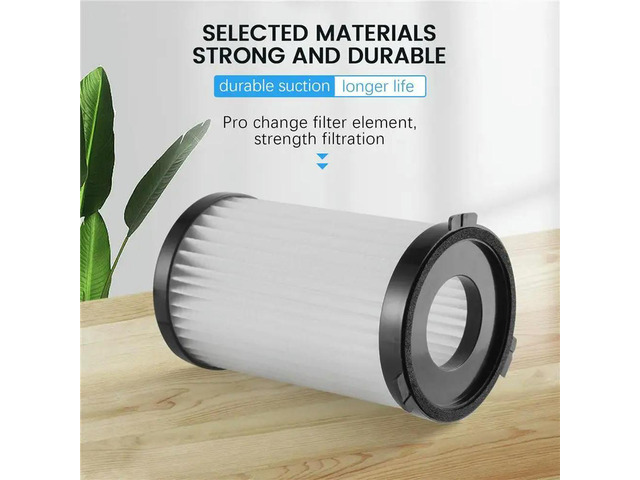 3 PCS Hepa Filter for MooSoo D600 D601 Cecotec Thunderbrush 520 Corded Vacuum Cleaner Filter Hepa El