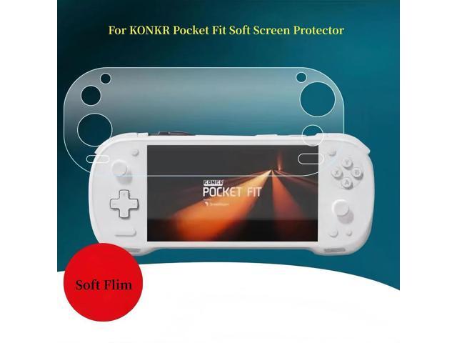 2 Pack HD Film Protective Sticker for Ayaneo KONKR Pocket FIT Handheld Game Console HD Clear Screen Protector Anti-Fingerprint