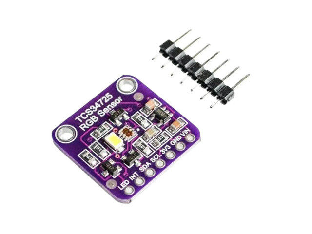 TCS34725 Color Sensing Module IIC RGB Color Detector Sensor Module 3.3V/5V Bright Light Sensor for