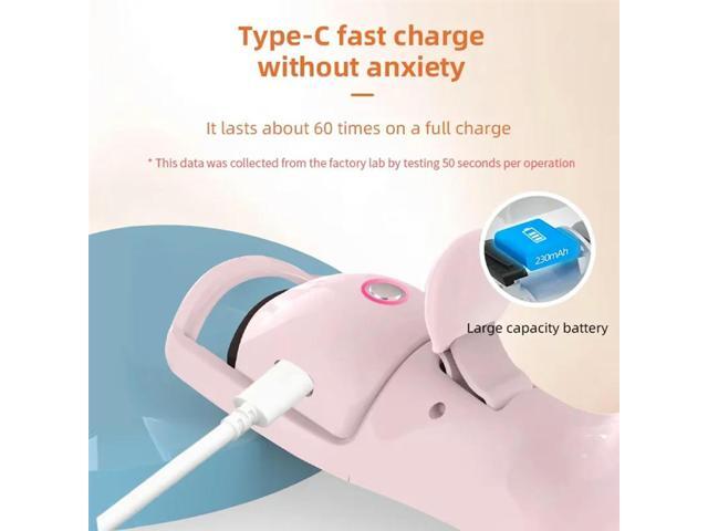 Electric Eyelash Curler With Type-C Fast Charging, Professional Heated Lash Curling Tool For Long-Lasting Beauty
