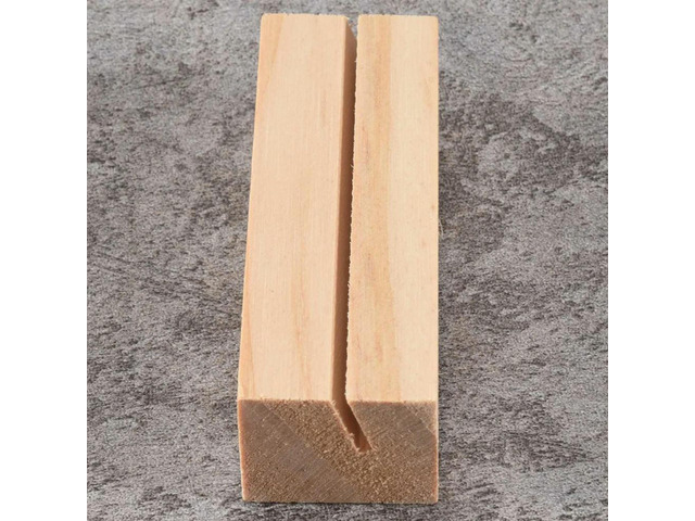 Advanced! 20 Pieces Wood Place Card Holders, Wooden Table Number Holder Memo Stand Clamps Stand Card Desktop Message Crafts for