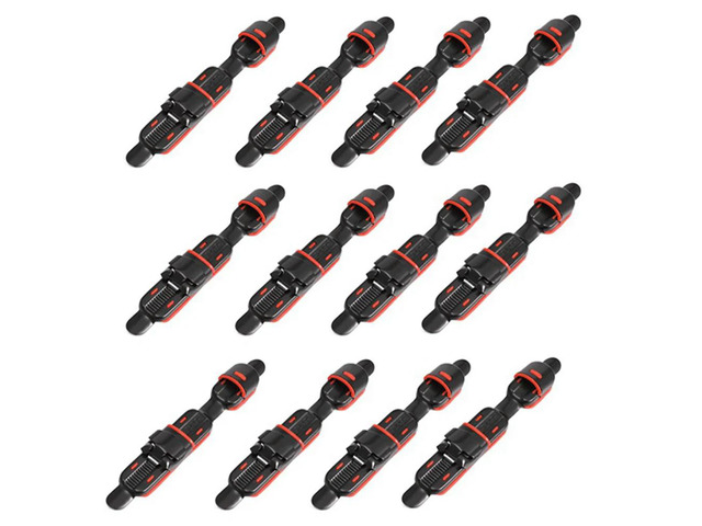 12Pcs Reel Seat Deck Fishing Rod Clip Fitted Wheel Reel Rubber Cushion Tools Accessory Holder Fishing Tackle