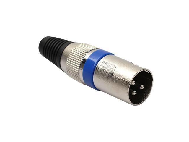 8pcs 4 Male 4 Female XLR 3Pin Plug Professional XLR Connector 3Pin Male Female Plug for DIY Microphone Audio Line