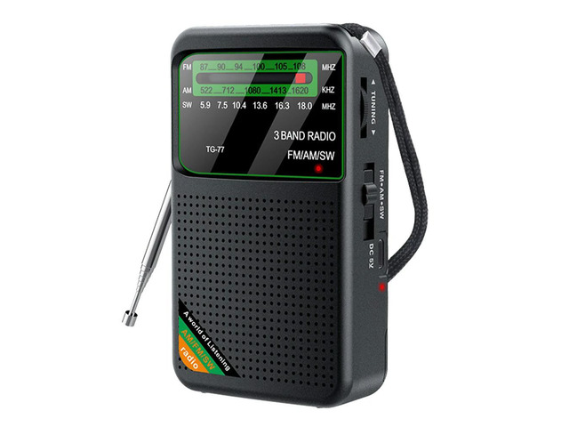 Pocket Radio with Headphone Jack Radio Rechargeable Radio Gifts for Seniors Elderly