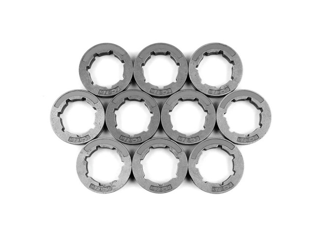 10Pcs 3/8 Inch 7T 22mm Chain Drive Rim Sprocket for HUSQVARNA 266 268 272 280 285 288 355 362 372XP 380 385XP Chainsaw