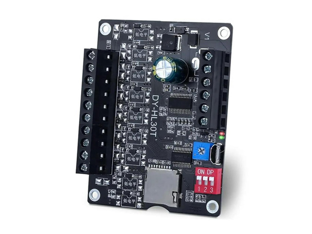 DC9-24V Voice Broadcast Sound Board, 60W With MP3 And TF Card, USB Drive Playback