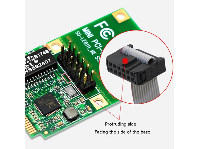 SSU LE8111-ME MINI PCI-E RealtRJ45 Gigabit Wired Network Card for Desktop