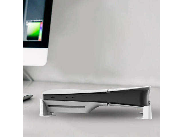 For Slim Console Base Stand Stable Horizontal Holder Space Saving Accessories for 5 Slim Disc & Digital Edit