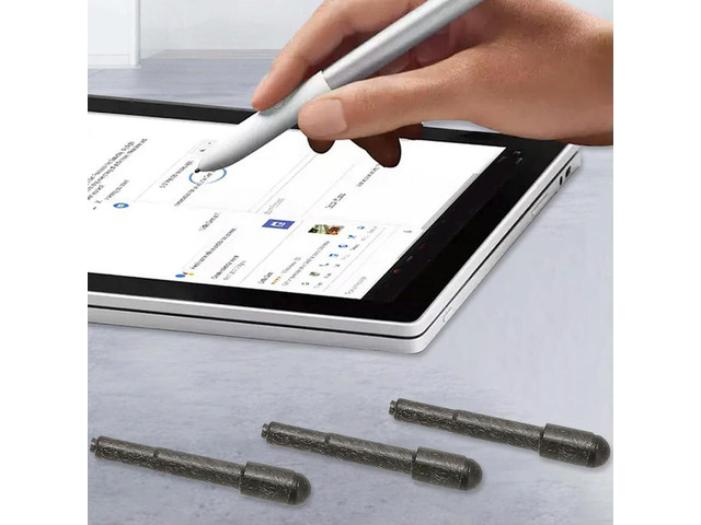 3Pcs Touch Pen Nibs with Clip Touch Nib Tips Stylus Replacement Spare Pen Tips for EliteBook X360 1030 G2 G3 G4 G5 G6 G7 1040