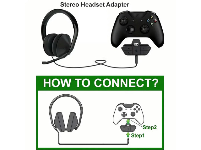 Stereo Headset Adapter For One And Series X S Controller - For One And Series X S Controller