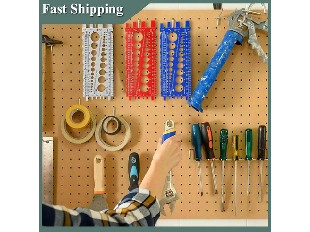 3Pcs Nut Bolt Thread Gauge Plastic Metric And Standard Sizer Tool Bolt Measuring Size And Thread Identifier Gauge