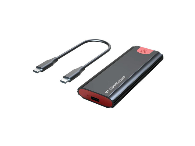 Dual Protocol M2 Hard Drive Enclosure M.2 To USB Type C Adapter Box Mobile Hard Disk Box for Nvme Pcie Ngff Sata M/b Key Ssd