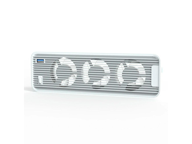 Cooling Fan USB3.0 Cooling Game Accessories Quiet Cooler Fan LED Light 5500RPM with 3 Fans for Disc and Digital Edition