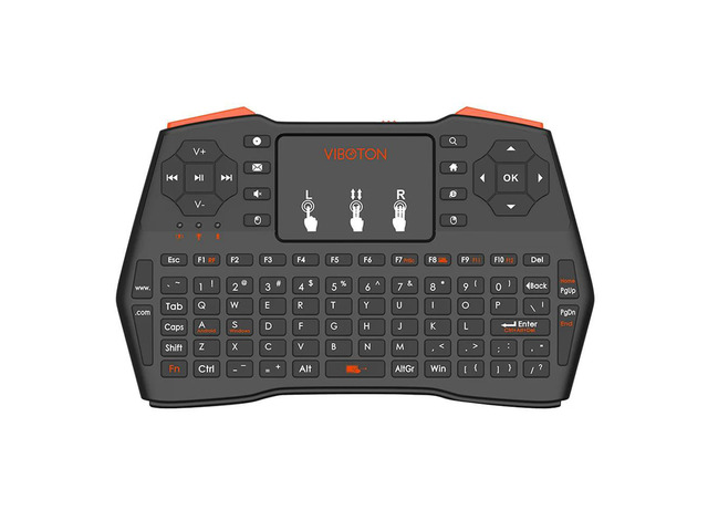 I8 Plus Mini 2.4G Keyboard Fly Air Mouse Touchpad for TV PS Englis