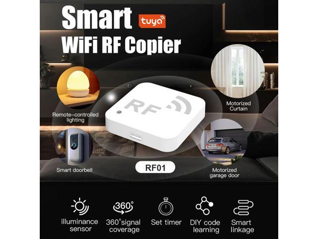 RF Remote Copier Mini Size 433MHz RF Remote Duplicator Universal Compatibility for Alarm System Garage Door Opener