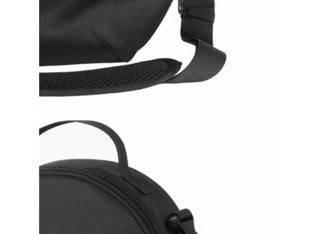 Accessory Pocket Bag with Adjustable Shoulder Strap Travel Organizer Bag for Headphone Headset