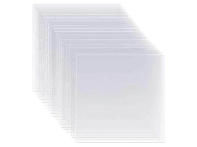 20Pcs Clear Mylar Stencil Sheets 12 inch Blank Stencil Material Sheets,for Compatible & Silhouette Cutting