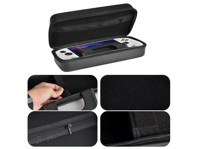EVA Hard Carrying Case Bag for Legion Go S Handheld Waterproof Bag Shockproof Anti-Drop with Mesh Pocket