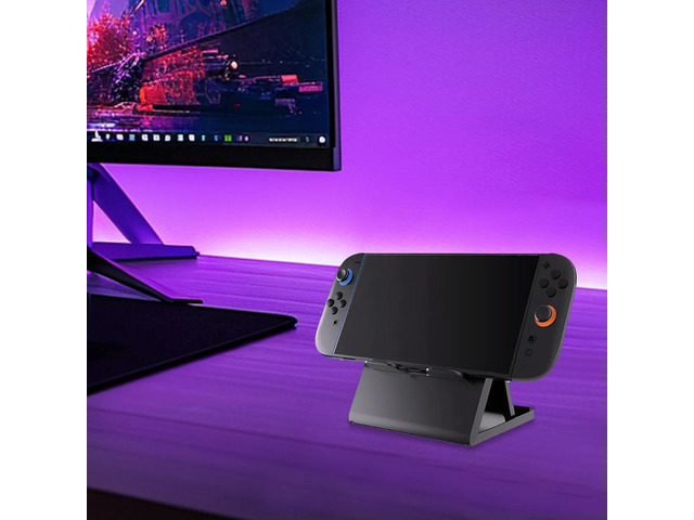 For Switch 2 Foldable Stand Adjustable Desktop Holder Console Display Rack for Nintendo for Switch/OLED