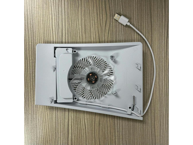 For PS5 Slim Console Cooling Fan Side-Mounted Cooling Fan Console Cooler External Cooler Fan for 5 Slim Accessories